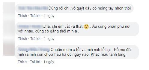 
Bình luận của chị em về cách xử trí cao tay của nàng dâu này.
