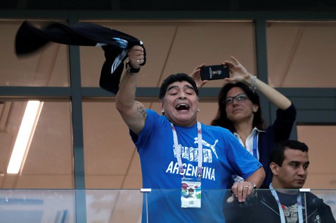 Maradona chỉ có thể hào hứng trước khi trận đấu diễn ra