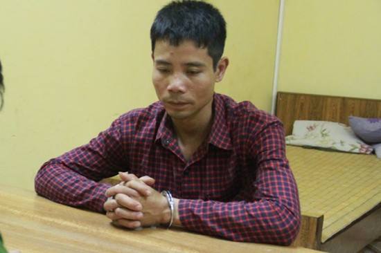 Phan Văn Tuấn khi bị bắt giữ