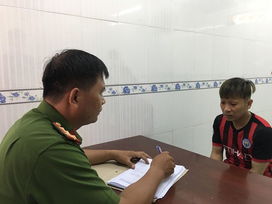 Huỳnh Ngọc Quốc tại công an