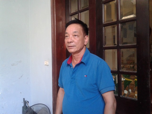 Ông Trần Văn Toàn (chủ nhà trọ) nơi Phạm Văn Đình ở.