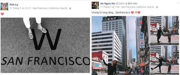 Ngày này năm ngoái, Kim Lý cũng ở San Francisco cùng Hà Hồ và gia đình cô.