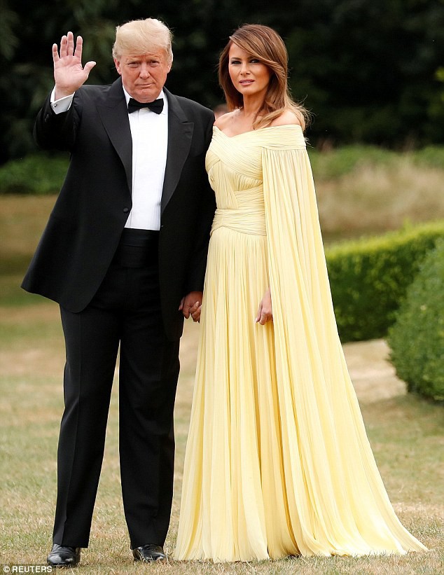 Tổng thống Mỹ Donald Trump và phu nhân sẽ ở Winfield House trong chuyến thăm Anh dài 4 ngày. (Ảnh: dailymail)