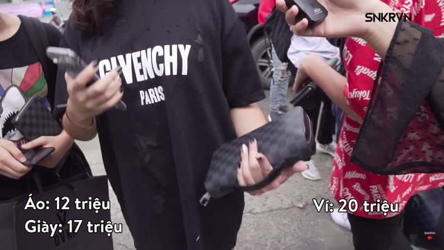 Bạn trẻ x&agrave;i mỗi m&oacute;n đồ h&agrave;ng chục triệu đồng l&agrave;m nhiều người cho&aacute;ng v&aacute;ng