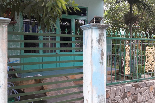 Căn nhà xảy ra án mạng. Ảnh: N.T.
