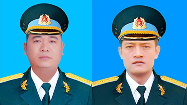 
Thượng tá Phạm Giang Nam và Trung tá Khuất Mạnh Trí.
