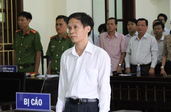 Bị cáo KIển tại phiên tòa
