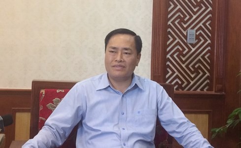 Hồ Tiến Thiệu, Ph&oacute; chủ tịch UBND tỉnh, Trưởng ban chỉ đạo thi THPT Quốc gia tỉnh Lạng Sơn. Ảnh: VOV.