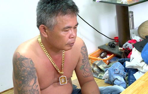 Nguyễn Quốc Hải khi bị bắt. Ảnh: Quang Bình.