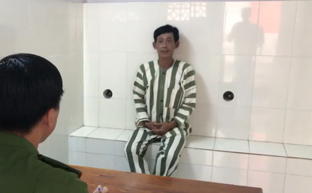 Phát tại cơ quan công an. Ảnh: Kim Lượng