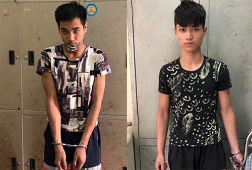 
Quỳnh v&agrave; Ph&uacute; tại cơ quan điều tra.
