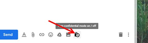 
Biểu tượng Confidential Mode trên Gmail cho máy tính để bàn. ẢNH CHỤP MÀN HÌNH
