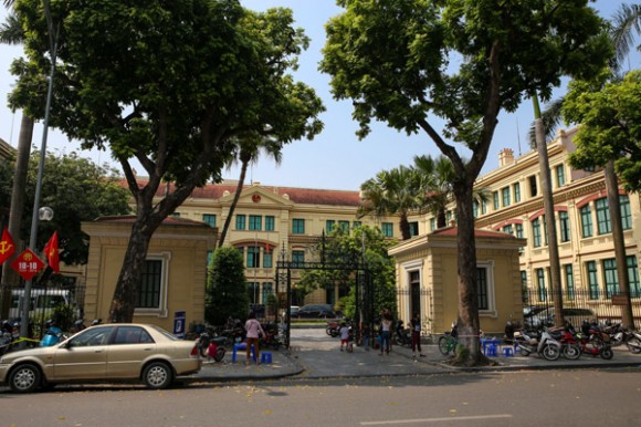 Toà nhà này hiện là trụ sở của Bộ Lao động - Thương binh và Xã hội nằm ở số 12 Ngô Quyền (Hà Nội). Ảnh: TTXVN