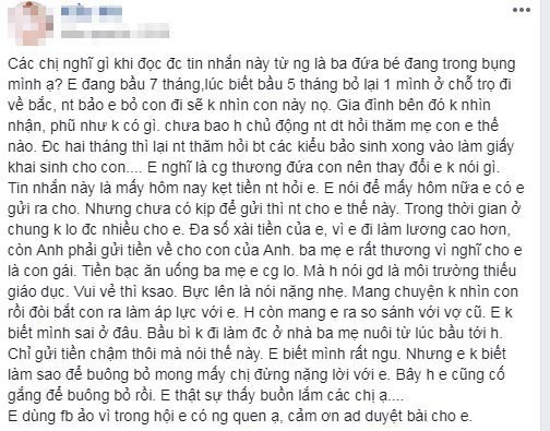 Tâm sự của người vợ khiến cư dân mạng phẫn nộ. Ảnh chụp màn hình.