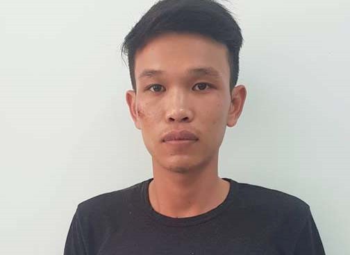 Linh tại công an. Ảnh: Thái Linh.