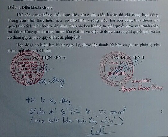 
Gi&aacute;m đốc kinh doanh của Netmedia L&ecirc; Quang Đặng nhận tiền rồi kh&ocirc;ng thực hiện hợp đồng v&agrave; bị tố c&aacute;o ra b&aacute;o ch&iacute;, c&ocirc;ng an.
