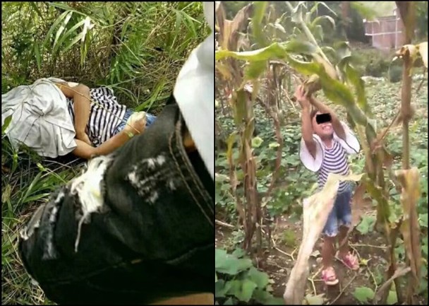 Thi thể kh&ocirc;ng to&agrave;n vẹn của nạn nh&acirc;n được t&igrave;m thấy trong rừng tre gần nh&agrave;.