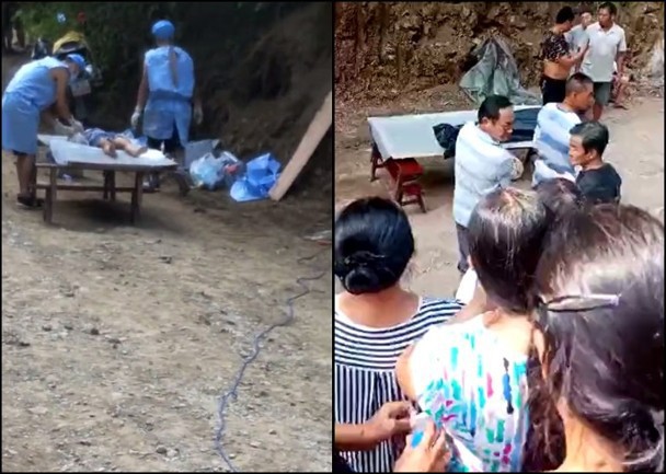 D&acirc;n l&agrave;ng v&ocirc; c&ugrave;ng bức x&uacute;c trước thủ ph&aacute;p t&agrave;n độc của t&ecirc;n hung thủ.