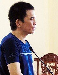 
Bị cáo Nguyễn Thanh Tài. Ảnh: Hưng Lợi.
