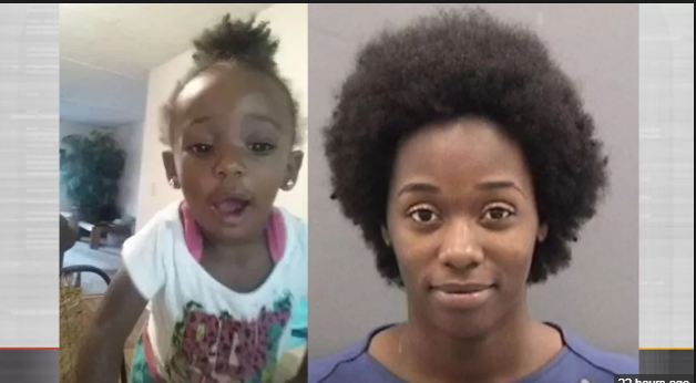 B&eacute; g&aacute;i JeHyrah Daniels (4 tuổi) v&agrave; mẹ Shakayla Kayla Denson.