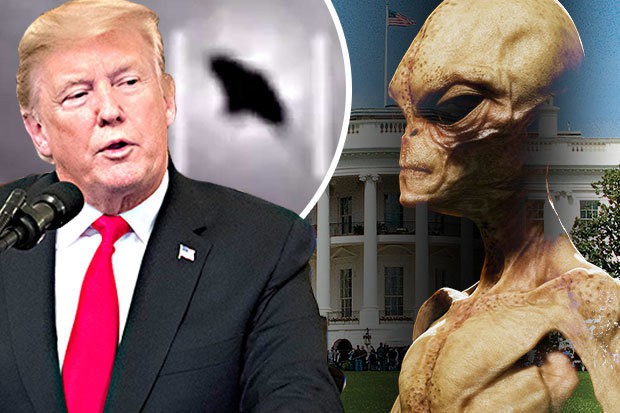 Tổng thống Mỹ Donald Trump luôn im lặng trước chủ đề về UFO.