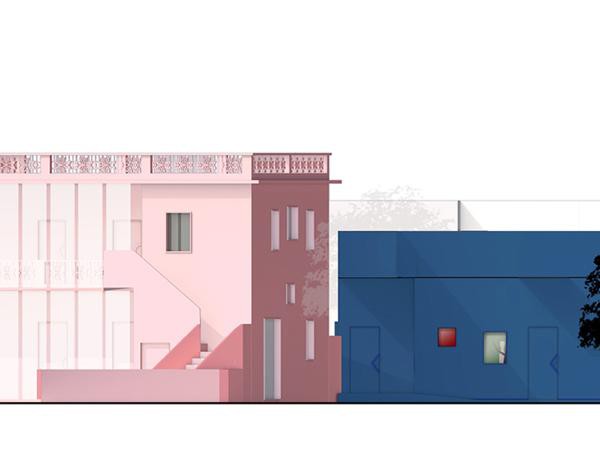 Toàn cảnh thiết kế của hai căn nhà.