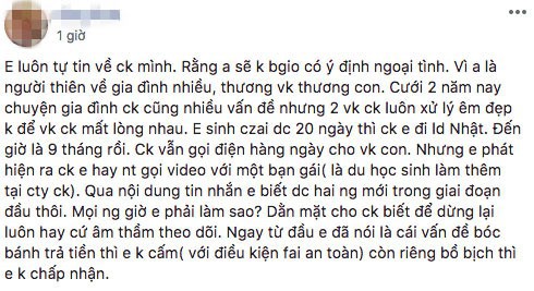 
Tâm sự của người vợ gây nên cuộc tranh cãi lớn. Ảnh chụp màn hình
