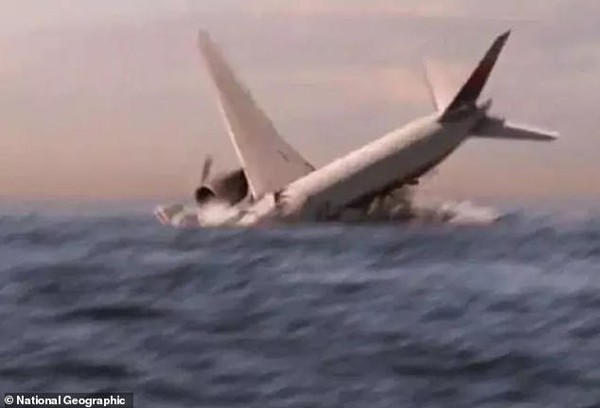 
Tái hiện khoảnh khắc máy bay MH370 rơi.
