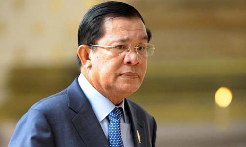 Thủ tướng Campuchia Hun Sen. Ảnh: AFP.
