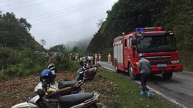 
Khu vực xảy ra vụ tai nạn. Ảnh: CTV
