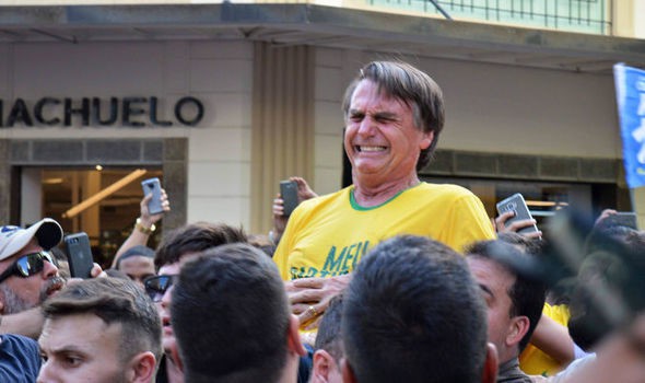 Jair Bolsonaro, ứng cử vi&ecirc;n tổng thống Brazil, bị đ&acirc;m h&ocirc;m 6/9.