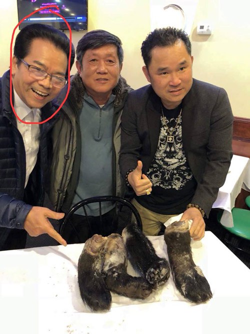 NSND Trần Nhượng bị chỉ trích về bức ảnh chụp hình với tay gấu.
