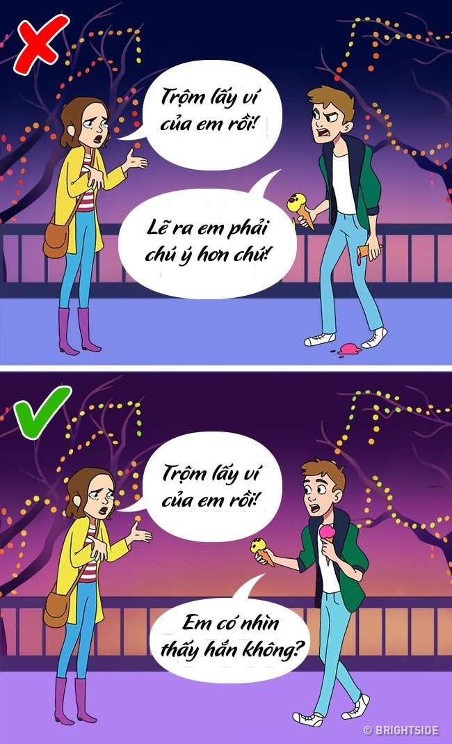 1. Cách cư xử trong những tình huống căng thẳng: Trong bất kỳ tình huống nào, bạn và người yêu đều cần hỗ trợ, chia sẻ với nhau. Trách móc, giận dữ hoặc nổi điên sẽ khiến mối quan hệ của cả 2 rạn nứt dễ dàng.