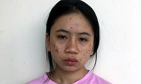 Nguyễn Thị Thương tại cơ quan điều tra .