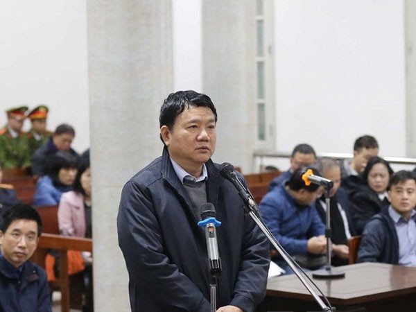 Bị cáo Đinh La Thăng. Ảnh: TTXVN