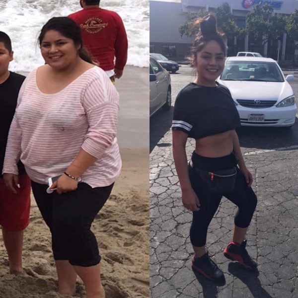 
Lizeth trước và sau khi giảm cân. Ảnh: Media Drum World
