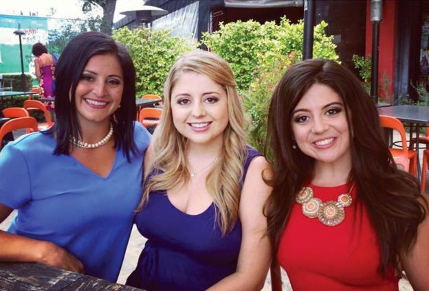 3 chị em Dominique, Jennifer v&agrave; Christina. (Ảnh: BBC)