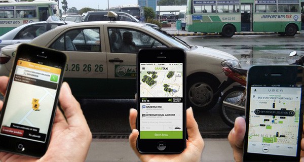 Hà Nội yêu cầu Uber, Grab công khai giá cước như taxi truyền thống. Nguồn ảnh: Internet.