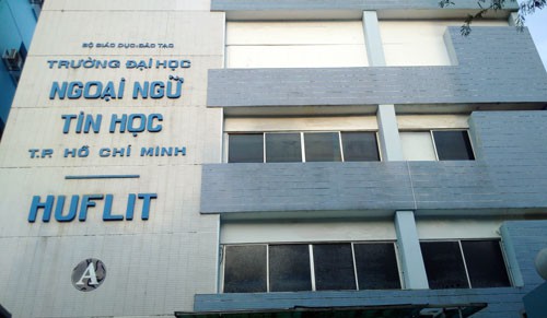 Đại học Ngoại ngữ - Tin học TP HCM. Ảnh: Mạnh Tùng.