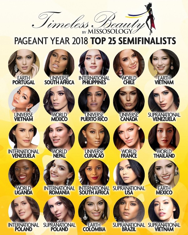 HHen Niê thuộc Top 4 trong bảng xếp hạng Timeless Beauty 2018 (Vẻ đẹp vượt thời gian).