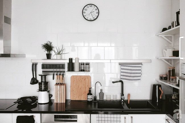 Không gian được sắp xếp gọn gàng, xinh xắn.