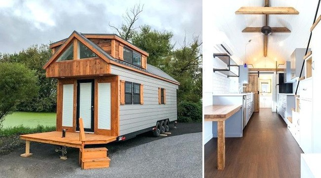 Ngôi nhà đủ đầy các khu vực chức năng.