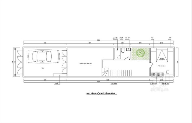 Mặt bằng tư vấn tầng lửng.