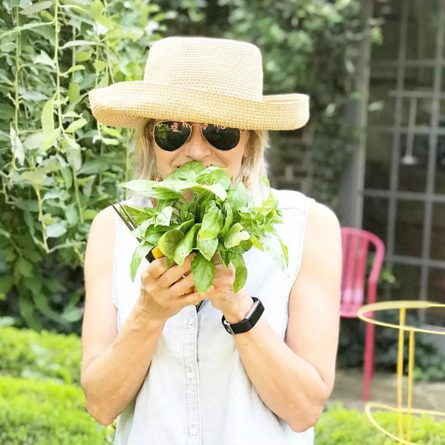 Niềm vui nho nhỏ của người làm vườn.