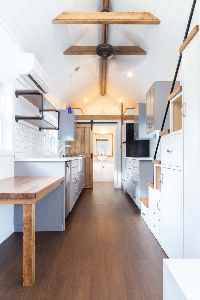 Cách sắp xếp khéo léo, linh hoạt các khu vực chức năng.