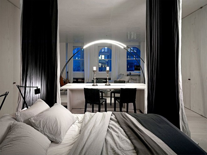 Vào ban đêm căn hộ trở nên cực kỳ quyến rũ và hấp dẫn.