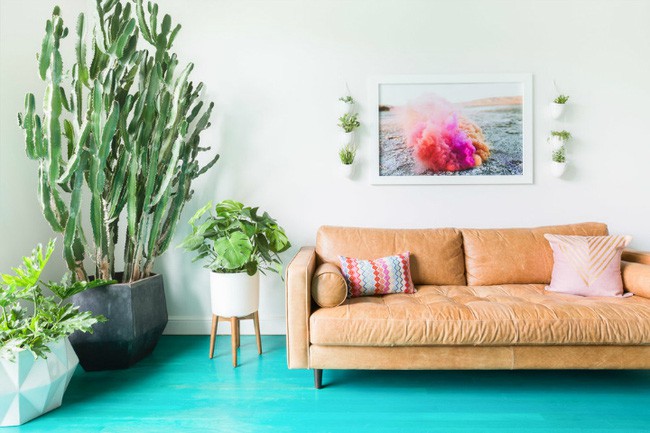 Cây xanh là một phần không thể thiếu để mang đến một không gian sống hiện đại mà thân thiện, gần gũi với thiên nhiên của căn hộ.