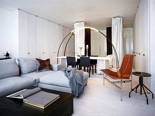 Toàn cảnh căn hộ dành cho người độc thân khiến ai cũng phải thích mê.