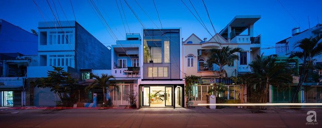 Không gian độc đáo và nổi bật khi nhìn từ bên ngoài.