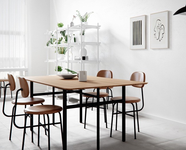 Góc ăn uống gọn đẹp.